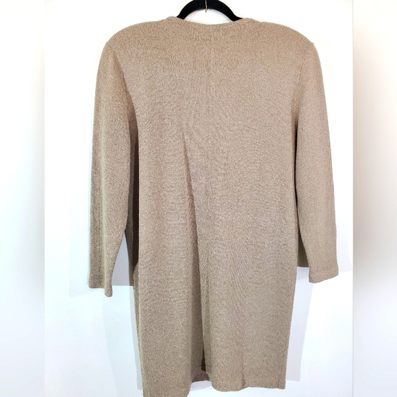 ROBERTA PINTO Cardigan Tan Designer Size Small Oversized - Picture 4 of 4